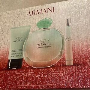 Armani Acqua di Gioia Fragrance Set. Brand new in box